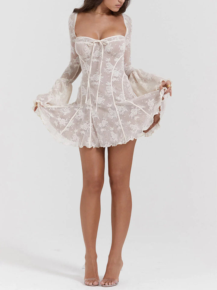 Rose Lace Dress - Luxurise - rose-dress - Kleding