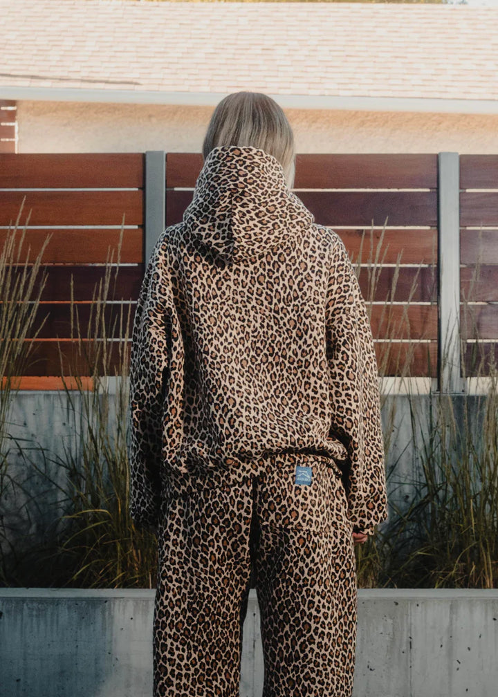 Cheetah Hoodie Unisex - Luxurise - cheetah-sweatset - loungewear