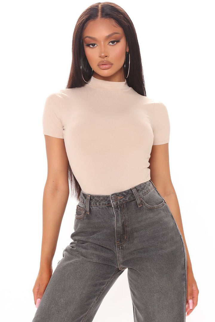 Basic Mock Neck Bodysuit