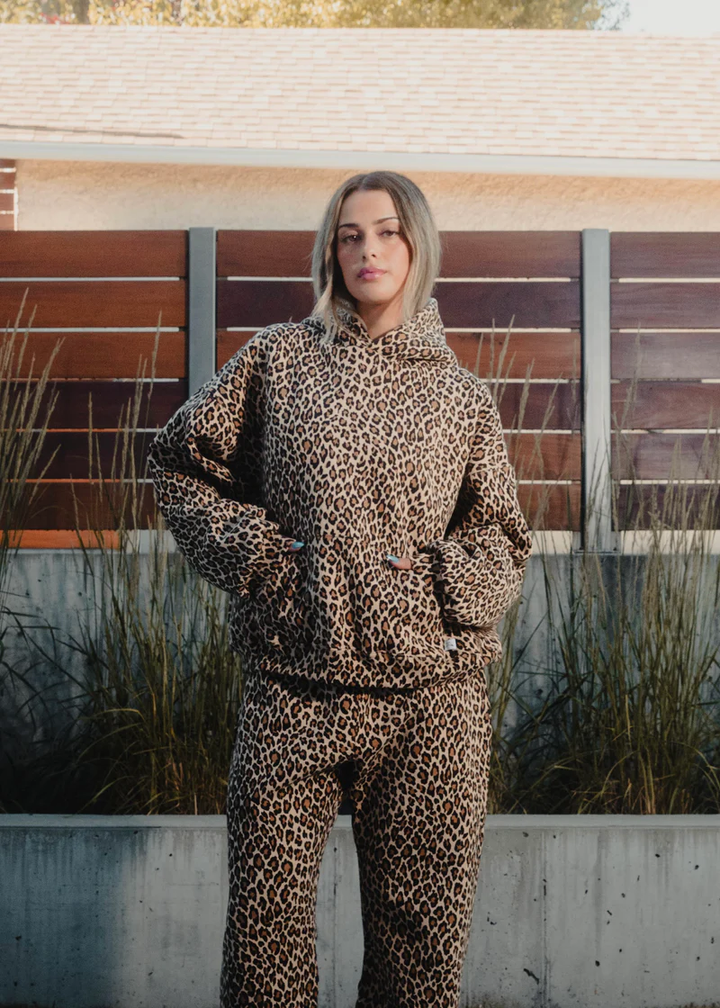 Cheetah Hoodie Unisex - Luxurise - cheetah-sweatset - loungewear