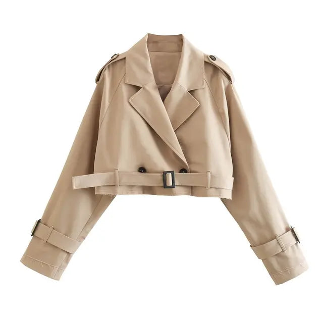 Cropped Trenchcoat - Luxurise - cropped-trenchcoat - 