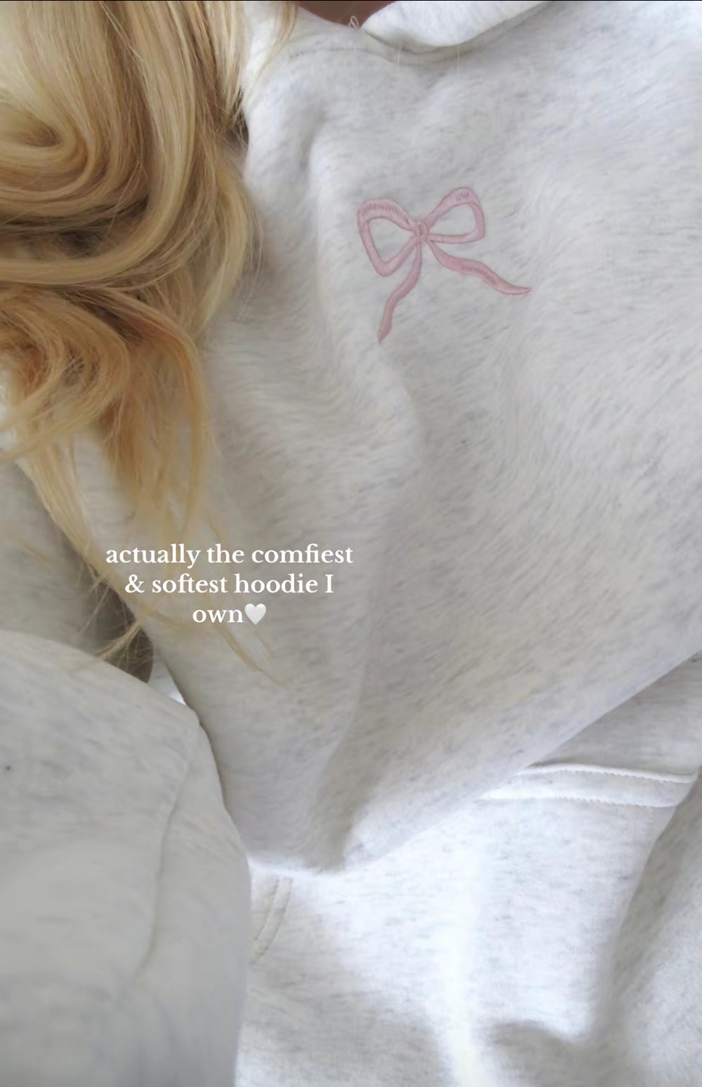 Cutesy 🎀 Bow hoodie - Luxurise - cutesy-🎀-bow-hoodie - loungewear