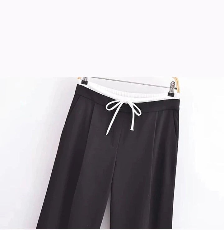 Bow Tie Trousers - Luxurise - bow-tie-trousers - loungewear