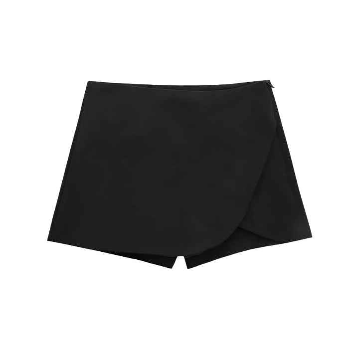 Perfectly styled Skort! - Luxurise - asymmetric-mini-skort - 