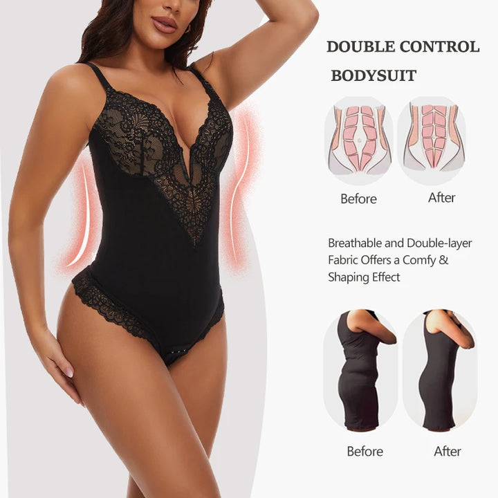 Lace Shapewear Bodysuit - Luxurise - lace-bodysuit - Pure Female Accesoires