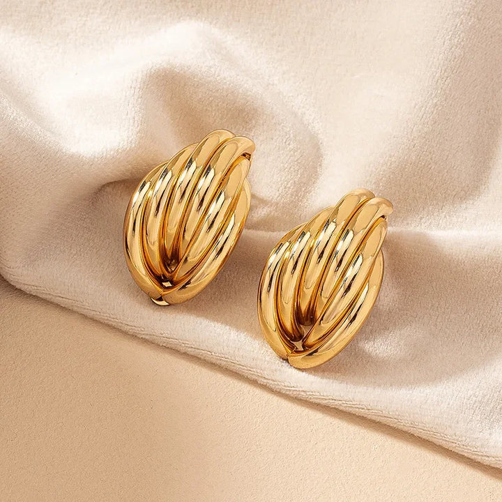 Gold Plated Shell - Luxurise - shell-earrings - 