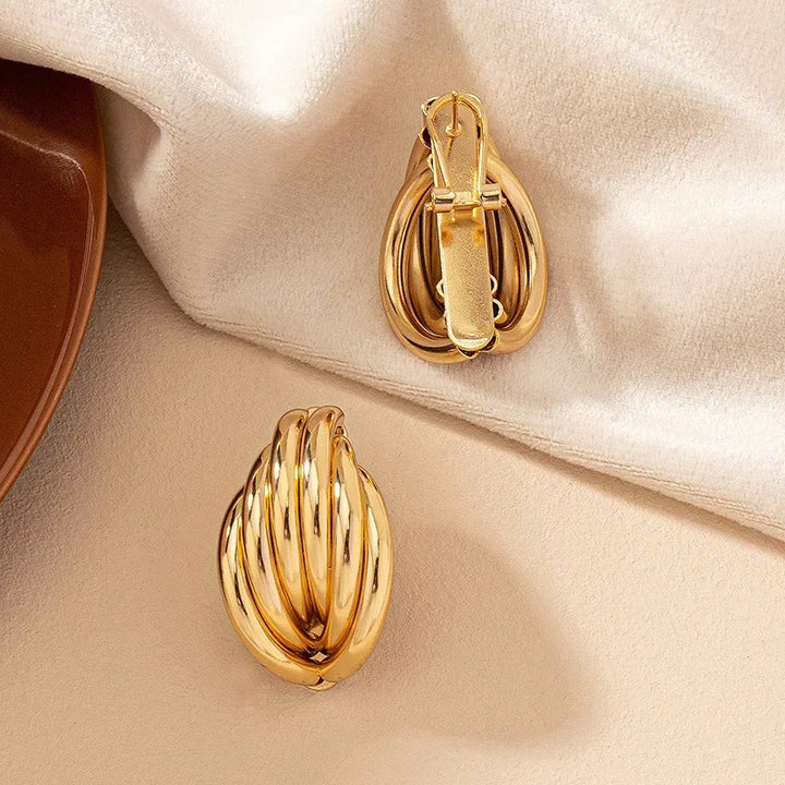 Gold Plated Shell - Luxurise - shell-earrings - 