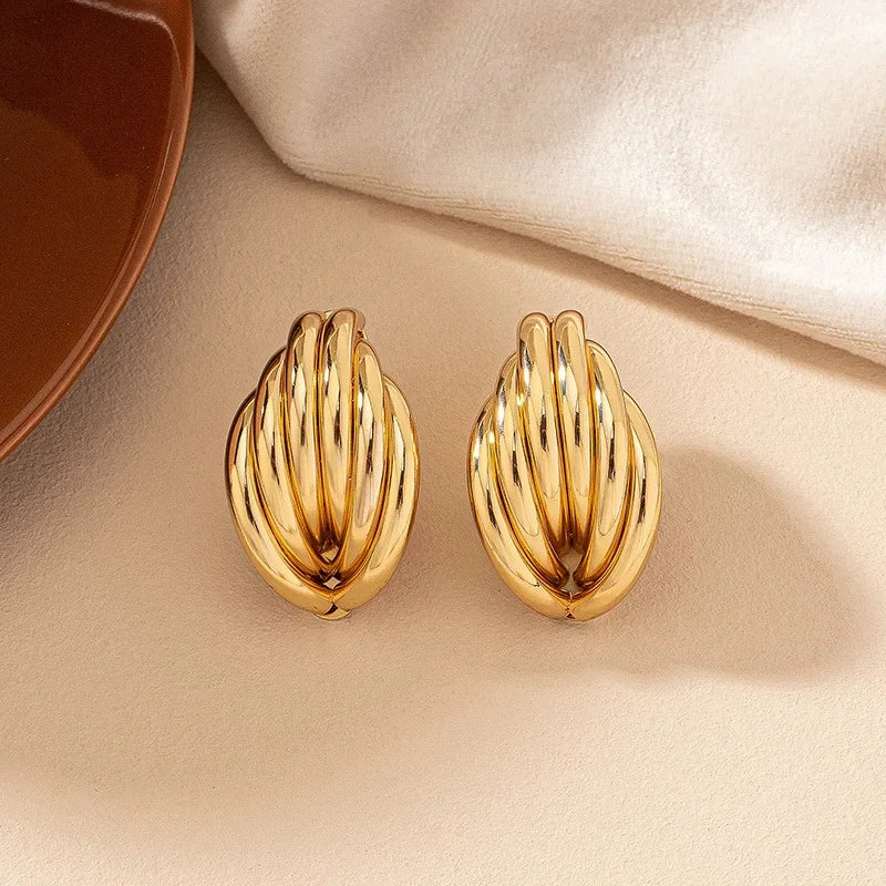 Gold Plated Shell - Luxurise - shell-earrings - 