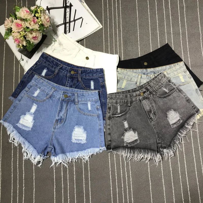 High Waist Shorts - Luxurise - jeans-shorts - 