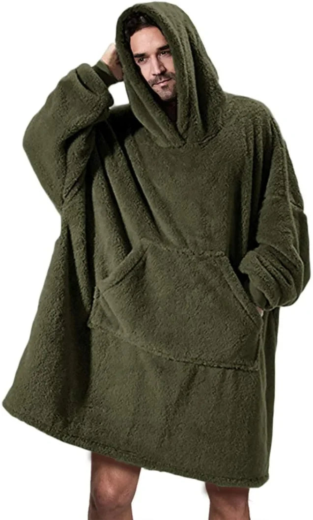 Blanket Fleece Hoodie - Luxurise - hoodies-fleece - loungewear