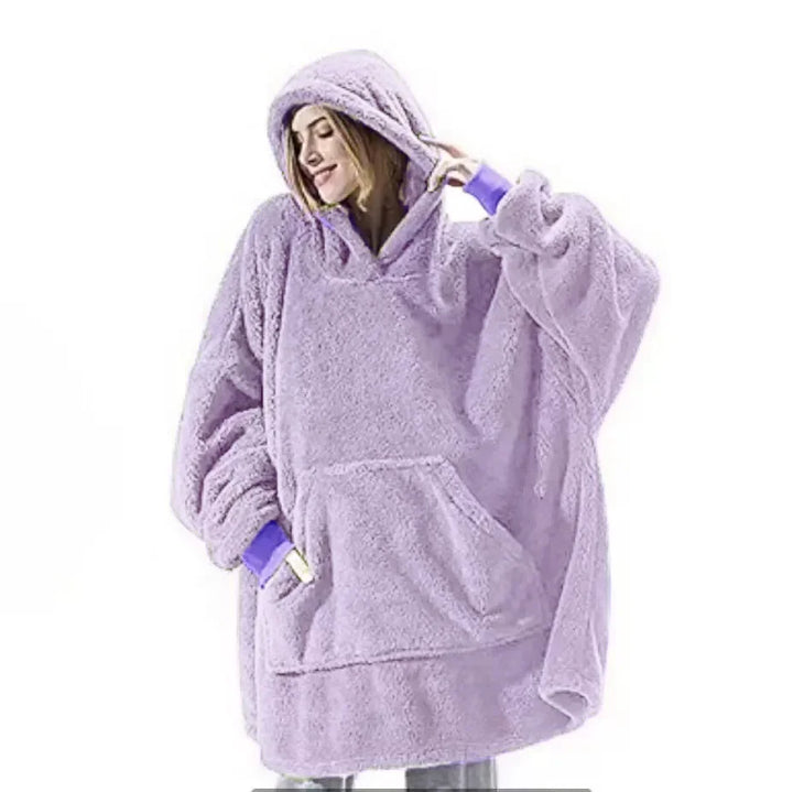 Blanket Fleece Hoodie - Luxurise - hoodies-fleece - loungewear