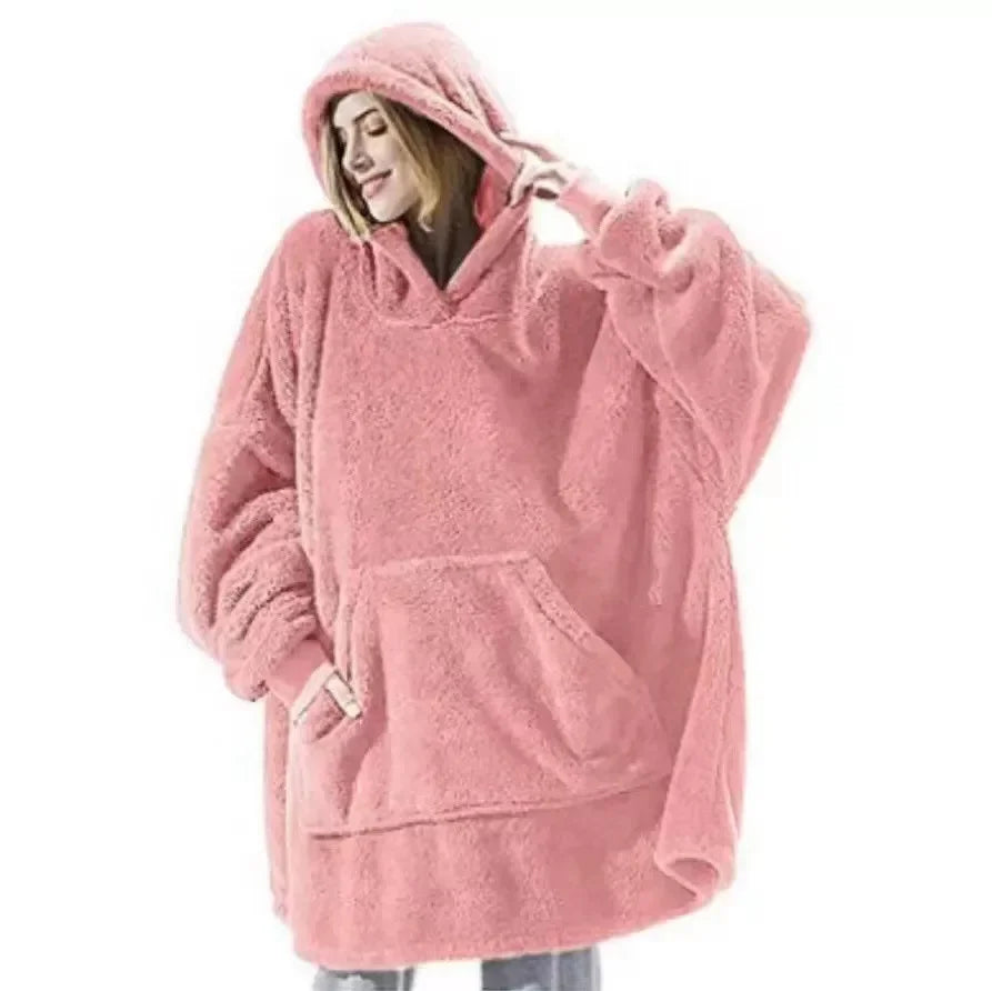 Blanket Fleece Hoodie - Luxurise - hoodies-fleece - loungewear