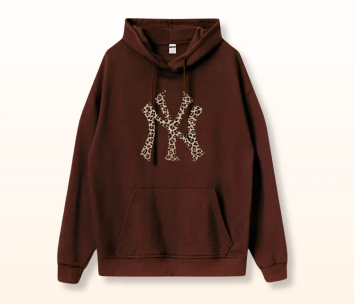 NYC Leopard Hoodie - Luxurise - nyc-leopard-print-hoodie - loungewear