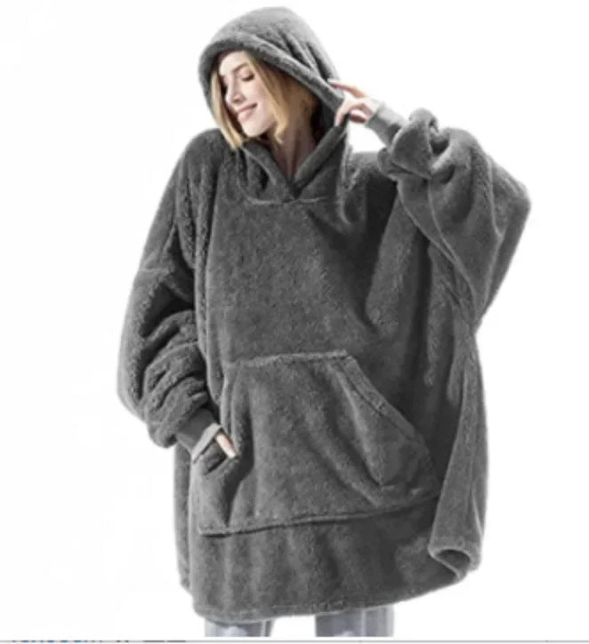 Blanket Fleece Hoodie - Luxurise - hoodies-fleece - loungewear