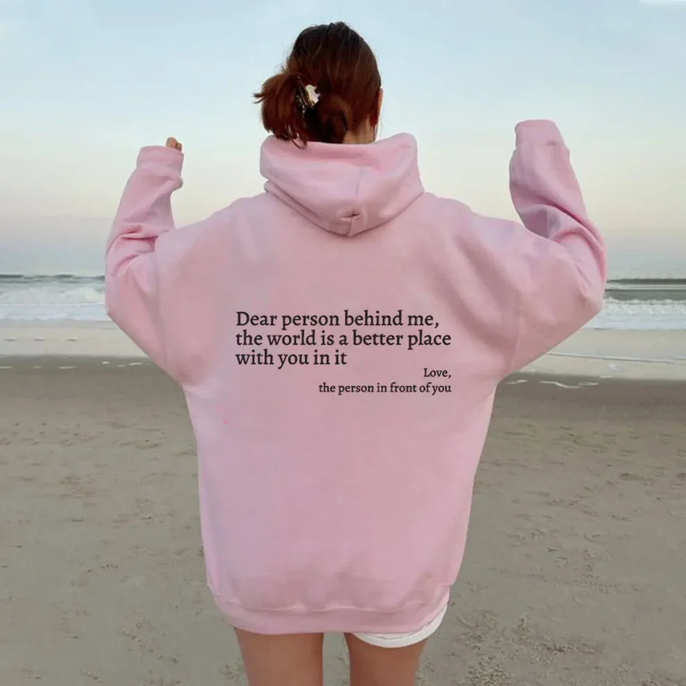 1+1 FREE Dear Person Behind Me (You are enough) Hoodie - Luxurise - dear-person-behind-me-you-are-enough-hoodie - 