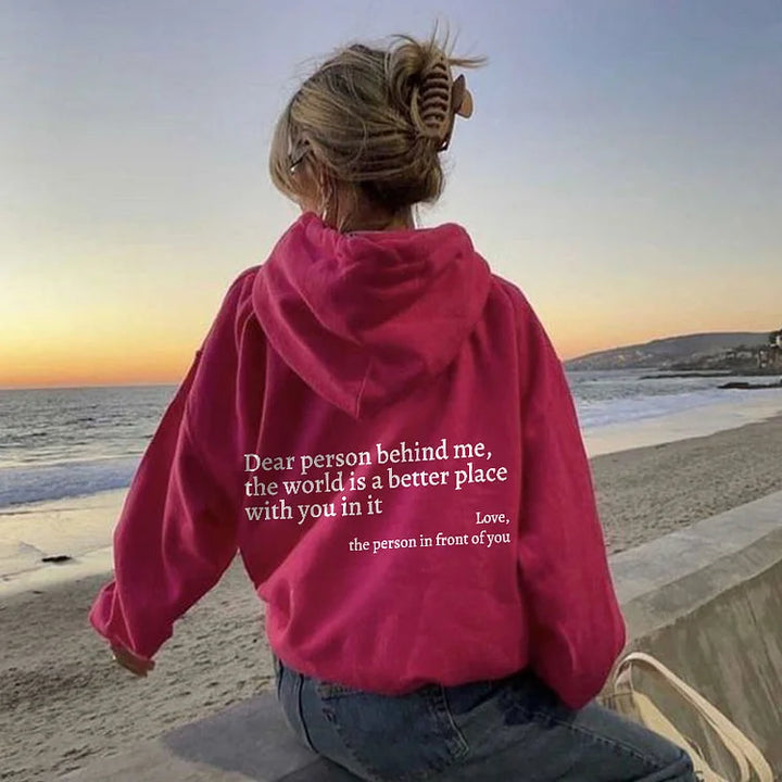 1+1 FREE Dear Person Behind Me (You are enough) Hoodie - Luxurise - dear-person-behind-me-you-are-enough-hoodie - 