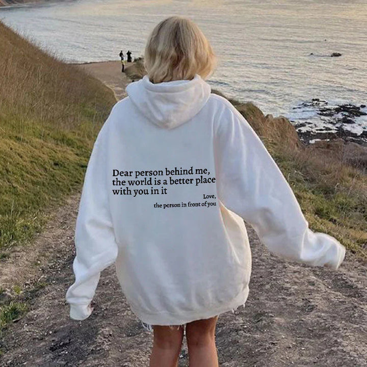 1+1 FREE Dear Person Behind Me (You are enough) Hoodie - Luxurise - dear-person-behind-me-you-are-enough-hoodie - 