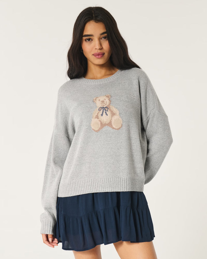 Bear-ly Teddy Sweater Knitted