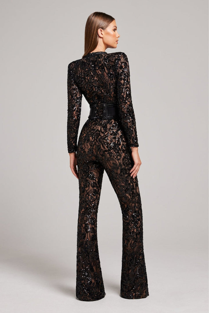 Bella Glitter Jumpsuit - Luxurise - bella - loungewear