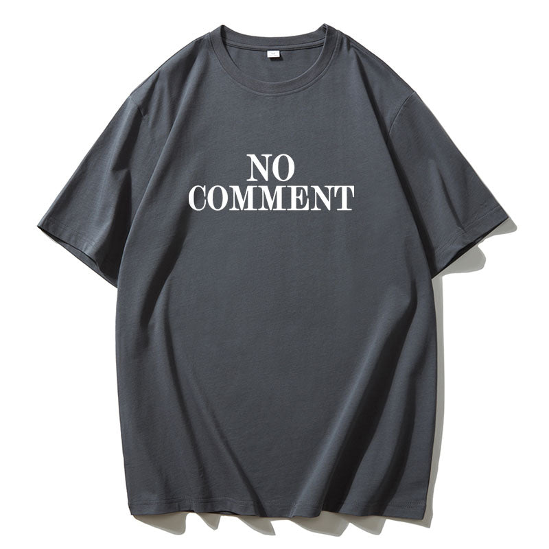 'No Comment' Oversized Tee - Luxurise - no-comment-oversized-tee - 