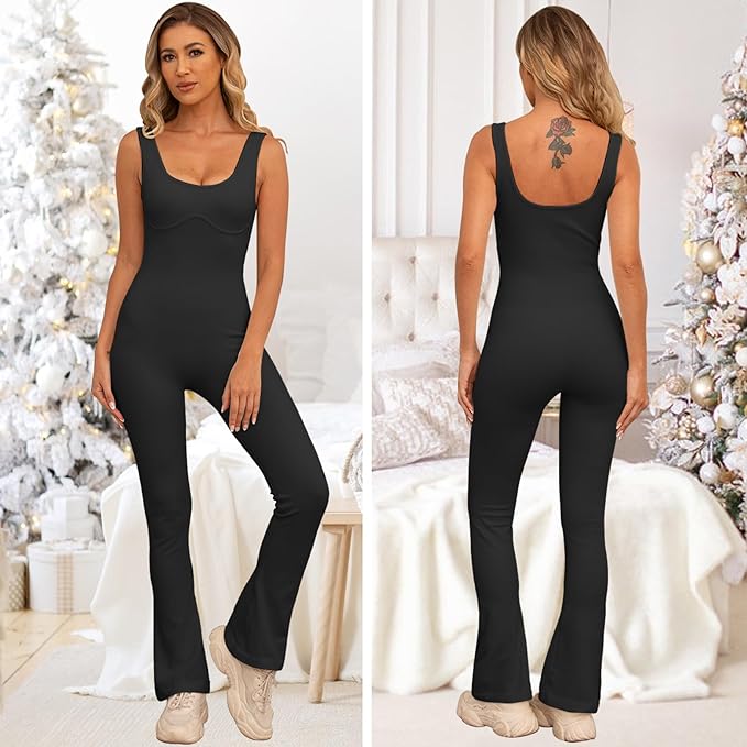 RACHEL- Flared Jumpsuit BESTSELLER 🔥 - Luxurise - rachel-flared-jumpsuit-bestseller-🔥 - Loungeset