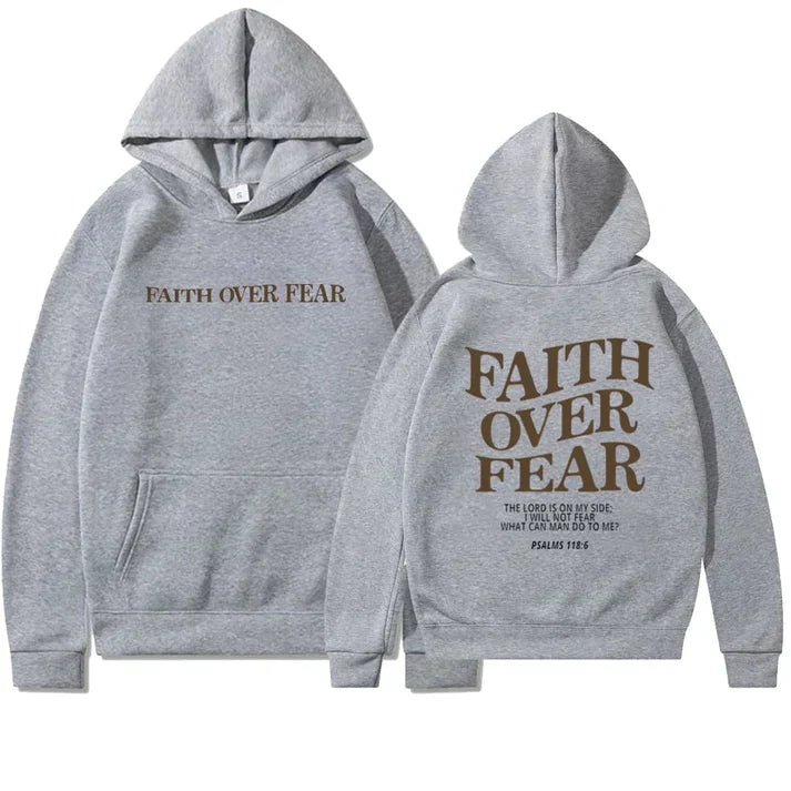 Faith Over Fear Hoodie - Luxurise - faith-over-fear-hoodie - loungewear