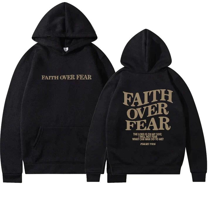 Faith Over Fear Hoodie - Luxurise - faith-over-fear-hoodie - loungewear