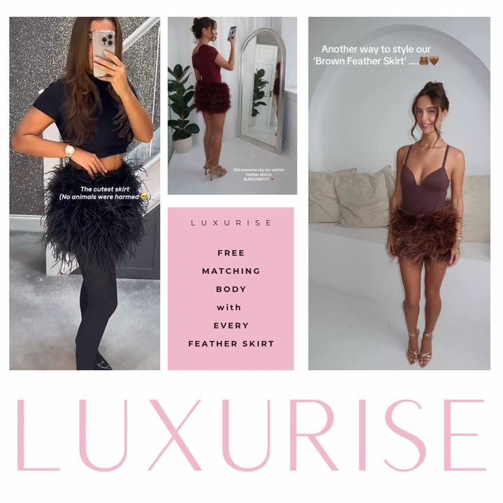 Luxury Feather Skirt Musthave