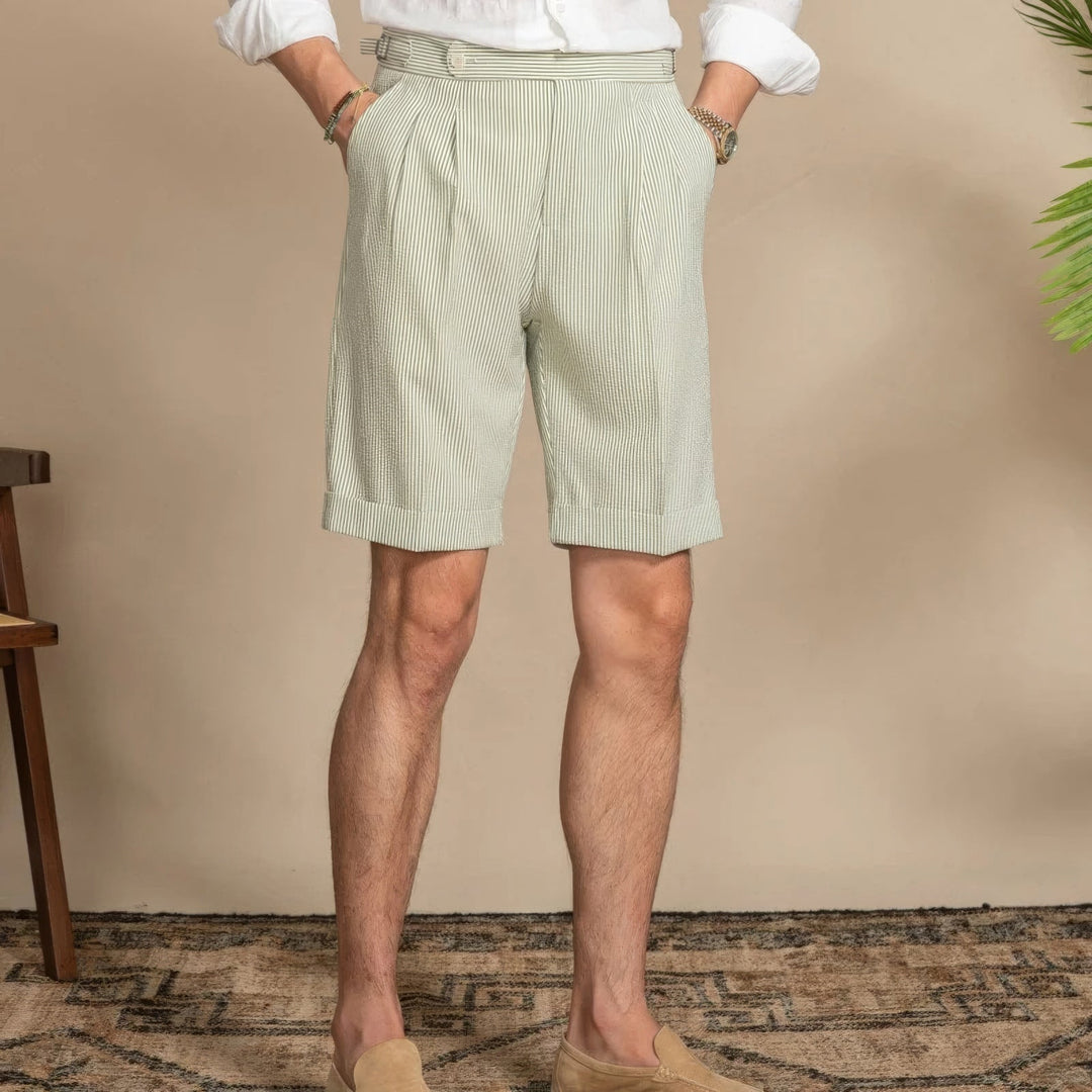 Nicolo Seersucker Short Pants - Luxurise - nicolo-seersucker-short-pants - 