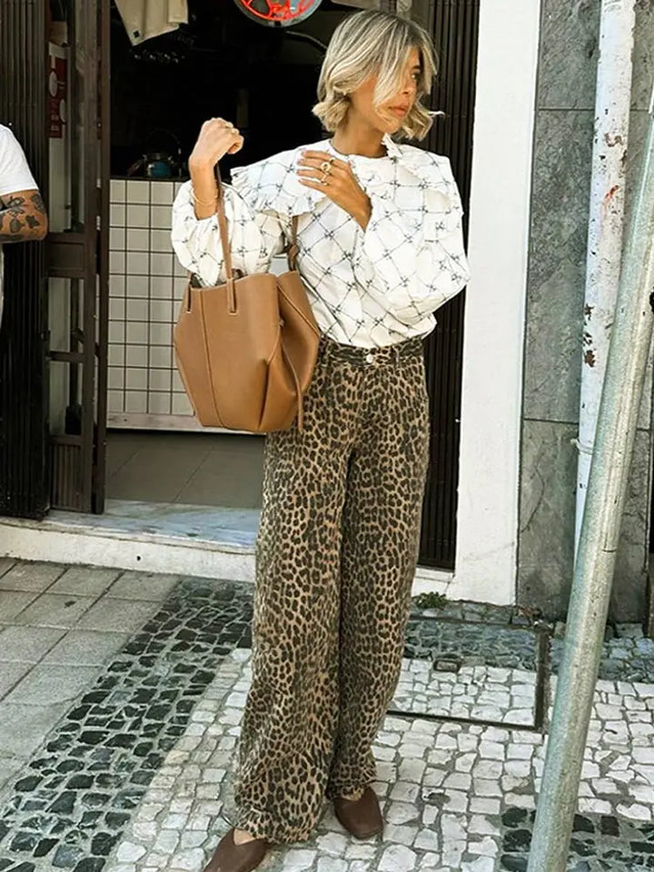 Leopard pants - Luxurise - leopard-pants - 