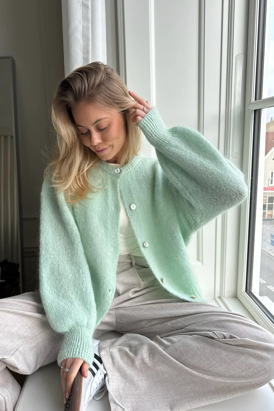 Knitted Vest - Mint - Luxurise - gebreide-vest-mint - 