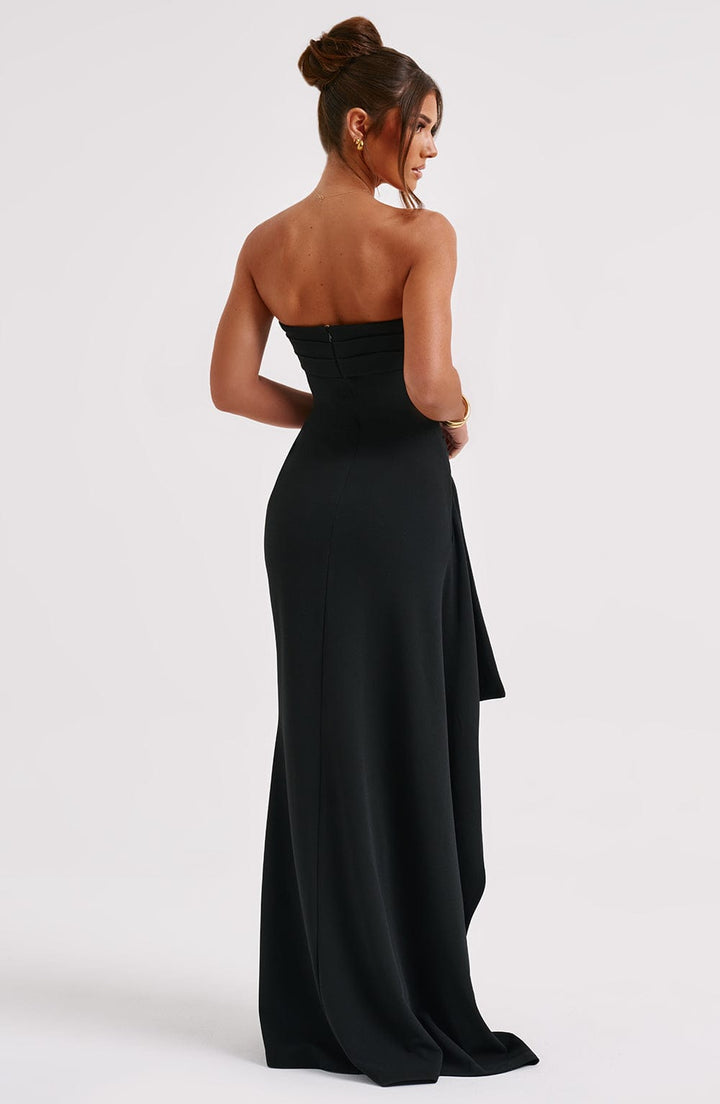 Stacy Strapless Maxi Dress - Luxurise - maxi-dress-black - Dress